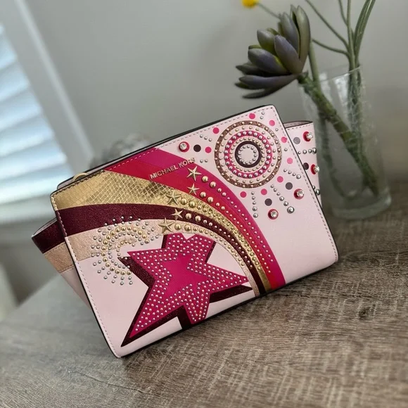 Studded Michael Kors Selma Mini Pink Michael Kors Bags Nwt Michael